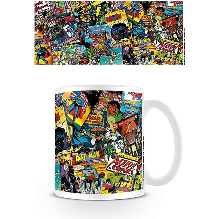 Pyramid International DC Originals (Comic Covers) Keramikbecher, Keramik, Mehrfarbig, 8. 5 x 12 x 10. 5 cm