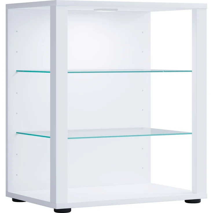 VCM Standvitrine Glasol 918773 Weiß H. 60 x B. 52 x T. 35 cm – Bild 2