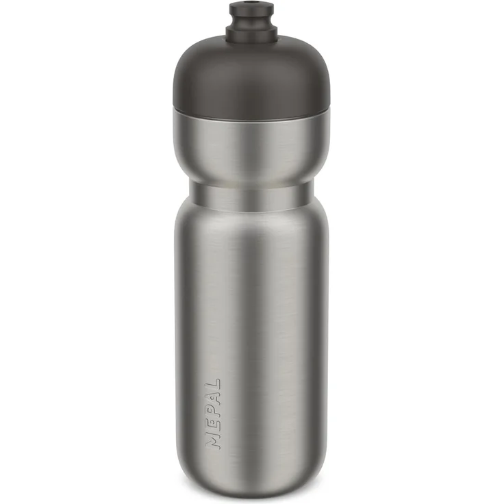 Mepal Edelstahl Trinkflasche Pull Sport 800 ml Graphite Black