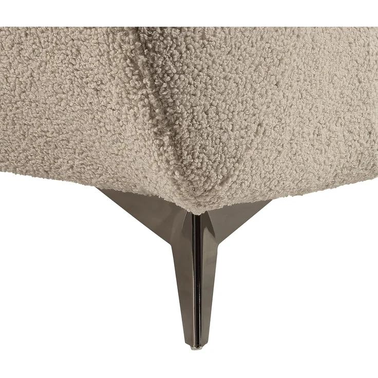 ATLANTIC home collection Sessel Shawn, mit Federkern, trendy Bezug mit Teddyoptik – Bild 7