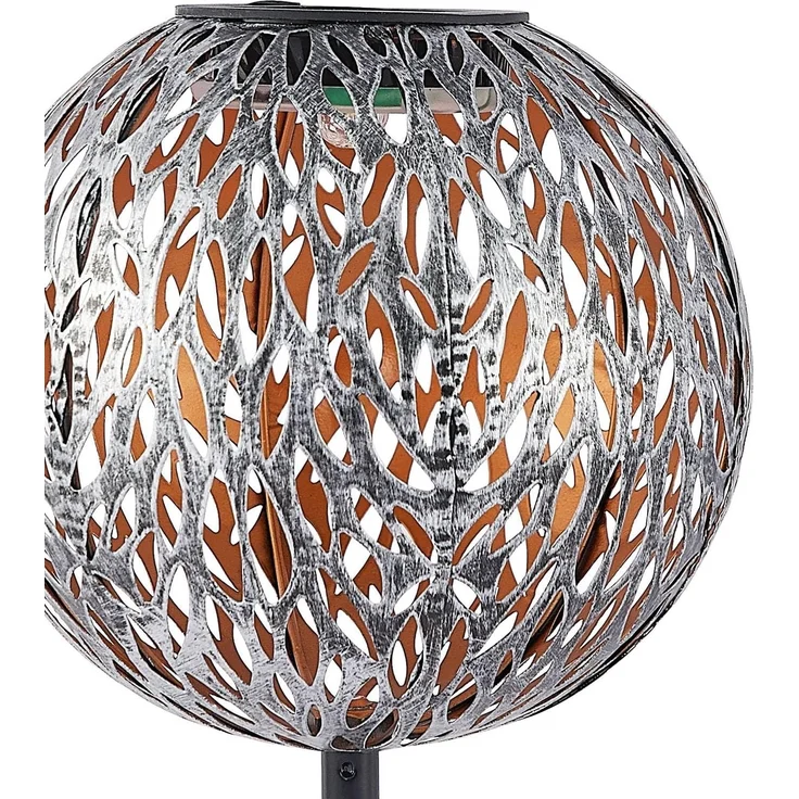 Lindby Außen-Stehlampe Vilani, LED, Metall, Alu warmweiß IP44, 3 x 0,06 W LED, warmweiß – Bild 6