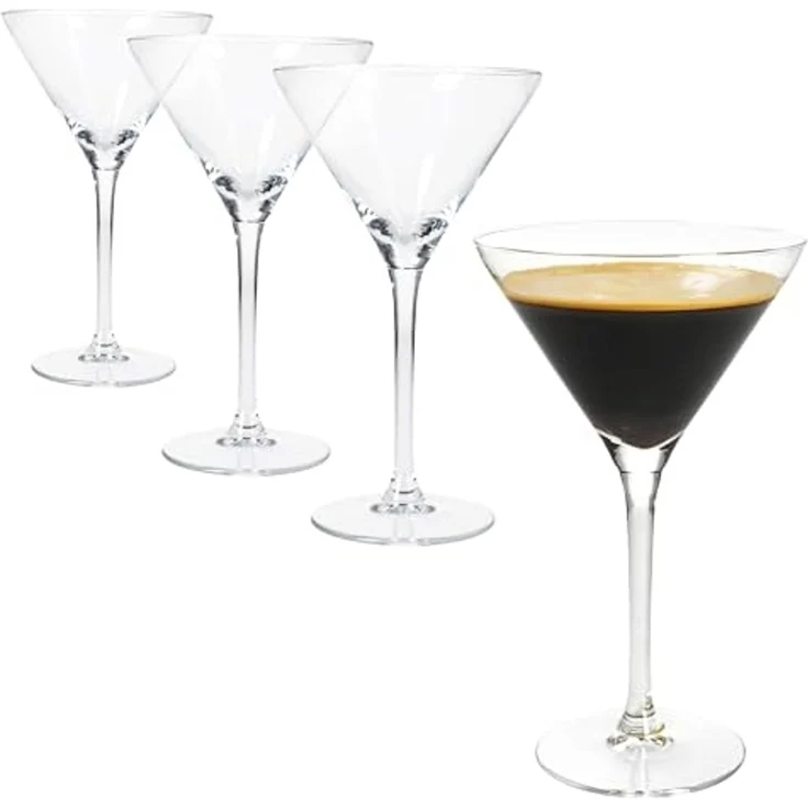 MamboCat Cocktailglas 4x Espresso Martini Helene Gläser 150ml mit Fuß Cocktailglas Feier, Glas – Bild 2