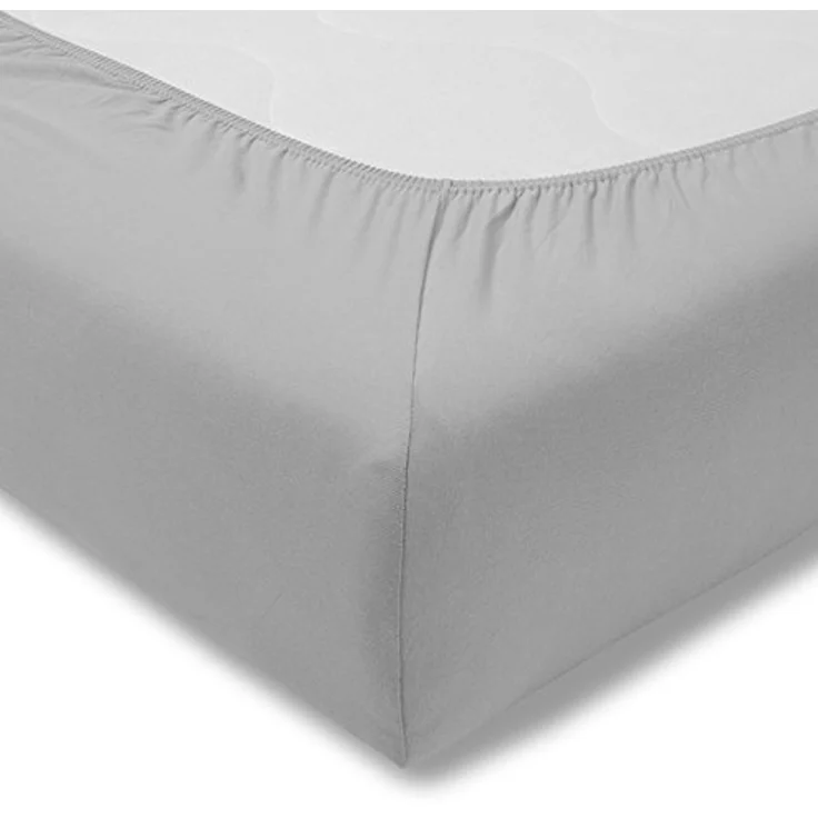 Spannbetttuch, platin, Größe EU Größe 200x200 cm – Bild 4