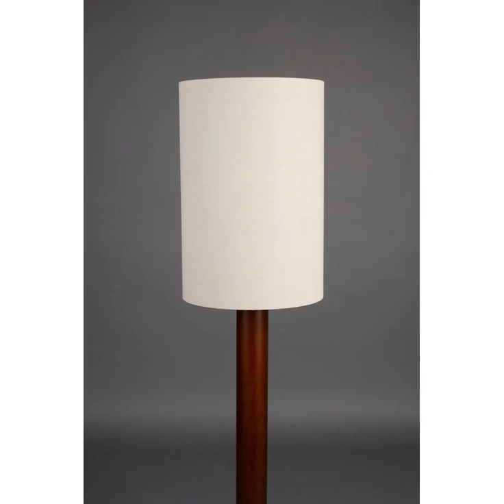 DutchBone Stehlampe Jones mit Gestell aus Gummibaumholz in Beige 35x35x140 cm – Bild 5