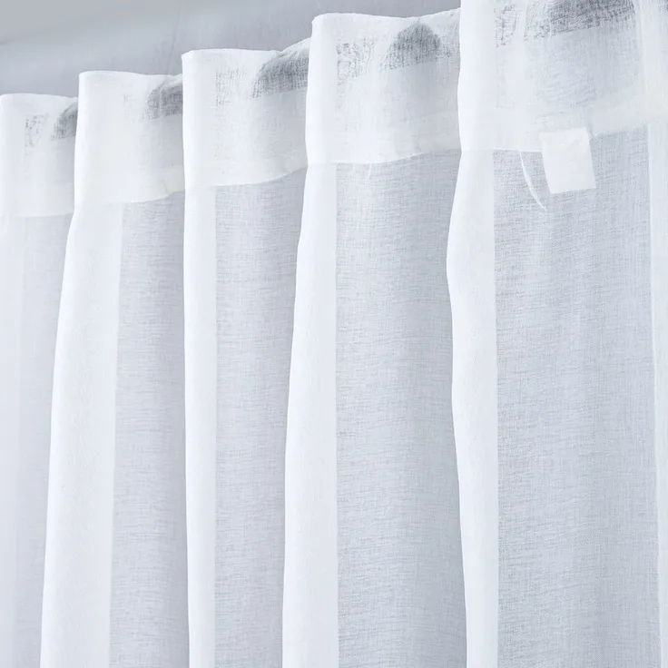 Brilliant Gardine / Transparent / Verdeckte Schlaufe / 140x245cm / #9005, Store