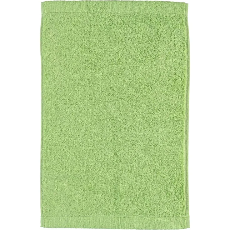 CAWÖ Gästetuch, 3er Pack - Lifestyle, Walkfrottier, Baumwolle, einfarbig Pistazie 30x50cm – Bild 2