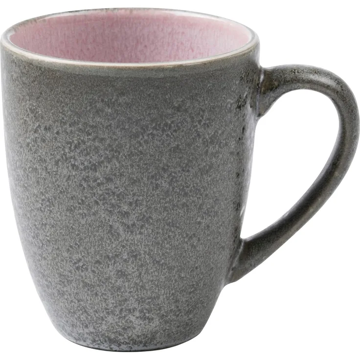 Bitz Henkelbecher grau / pink 300 ml