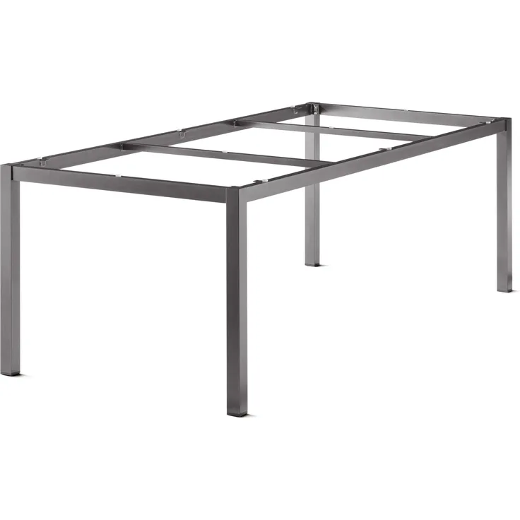 Tischgestell >Loft Polytec< in Anthrazit, Aluminium - 217x73x98cm (BxHxT)