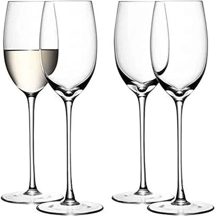 LSA International 340 ml Wein Glas weiß, transparent (4 Stück)