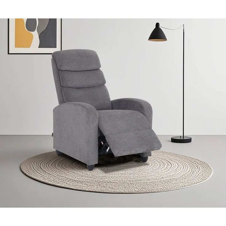 Home affaire Relaxsessel BERVILLE, TV-Sessel, Ruhesessel mit Schlaffunktion, Webstoff, Liegesessel mit manueller Relaxfunktion – Bild 5