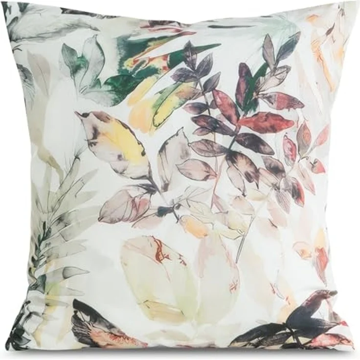 Kissenbezug Garten Wassefest Outdoor 2 weiß stahl 45x45 – Bild 1