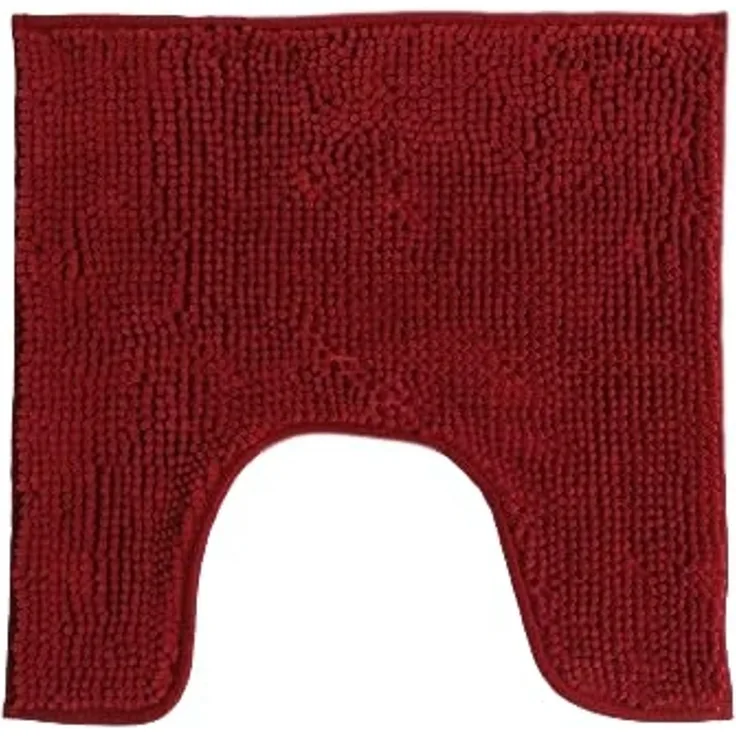 Urban Living Badematte WC-Vorleger mit Ausschnitt Toilettenvorleger, Polyester, Rückseite mit rutschhemmender Beschichtung