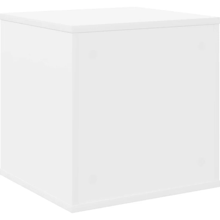 vidaXL Vinyl Album Box 2 stk. Weiß 37 x 36,5 x 38 cm Holzwerkstoff 8012843 – Bild 7