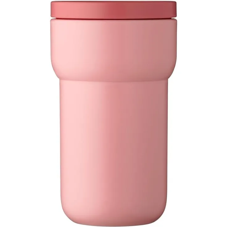 Mepal - Reisebecher Ellipse - Kaffeebecher & Teetasse für unterwegs - Luftdichter & auslaufsicherer Thermobecher To Go - Hält Ihr Getränk bis zu 30 Minuten heiß - 275 ml - Nordic Pink