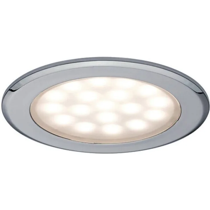 Paulmann No. 99920 LED Möbeleinbauleuchten-Set Chrom, 2er Set