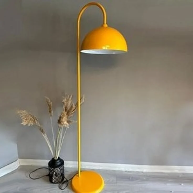 Bamyum Stehlampe Stehlampe Modern Dekorativ Metall Wohnzimmer Arbeitszimmer Stehlampe, ohne Leuchtmittel, E27, verstellbarer Lampenschirm, Stehluchte mit Ablage – Bild 5