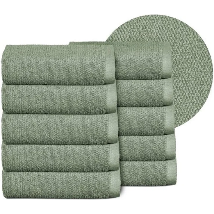 Beautex Handtuch Set Handtuch Set, Made in Europe, Frottier (Multischlaufen-Optik, Frottier Premium Set aus 100% Baumwolle 550g/m) – Bild 4