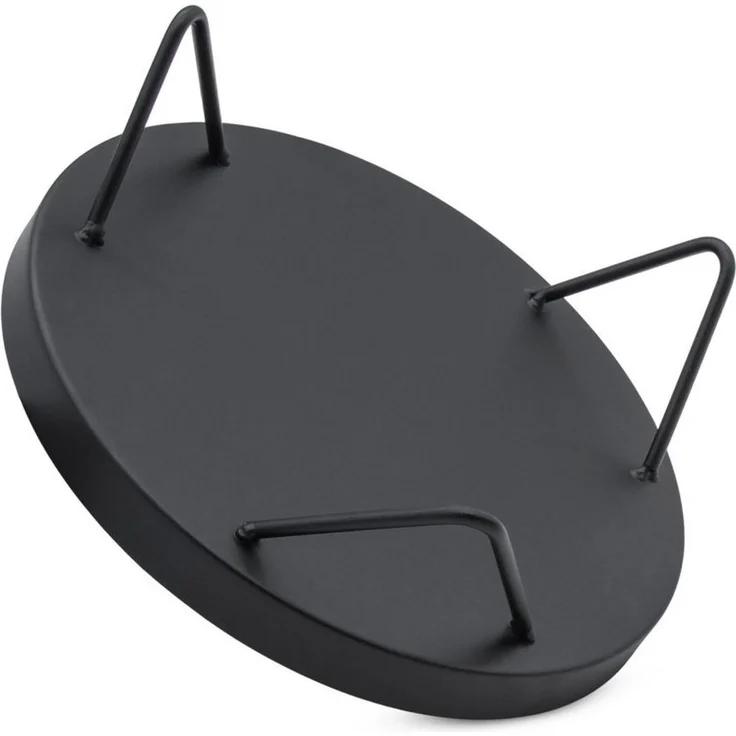 Spetebo Blumenhocker Blumenständer Metall schwarz rund - Ø 22 cm (Anzahl, 1 St, Stück), Stabiler Stand – Bild 2