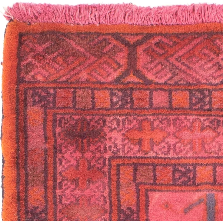 Orientteppich 86x63 cm - hellrot – Bild 2