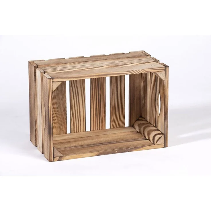 iWerk Holzkiste Geflammt S 34 x 23 x 18 cm – Bild 3