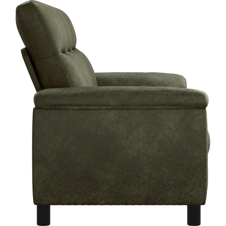 vidaXL Sofa Olivegrün 214 x 90 x 95 cm Kunstwildleder 42040986 – Bild 3