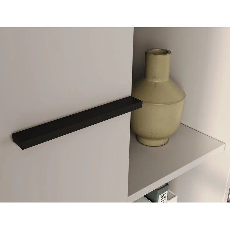 Germania Aktenschrank 2237-572GW-Rovigo, in Kaschmir, Tür schließt nur 2/3 des Schranks, 64 x 190 x 34 cm (BxHxT) – Bild 7