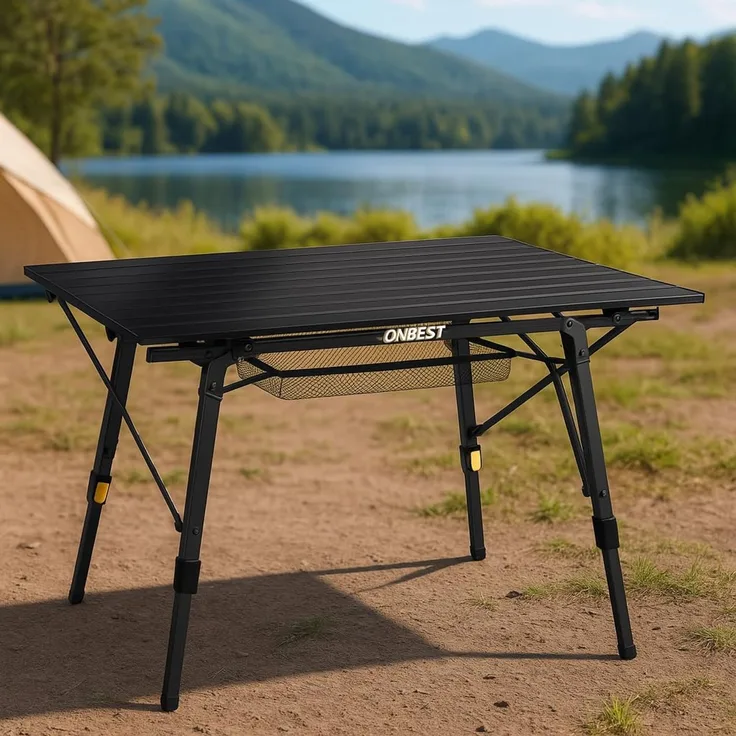 Onbest Campingtisch klappbar – Alu-Klapptisch für 2 Personen