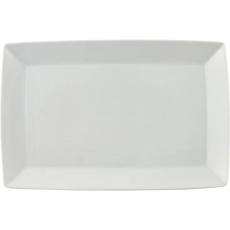 Thomas Trend Asia Platte, Servierplatte, Beilagenplatte, Eckig, Porzellan, Weiß, Spülmaschinenfest, 28 cm, 12928