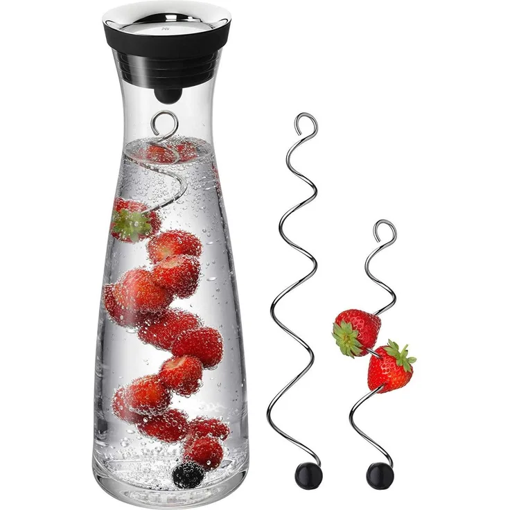WMF Wasserkaraffe + 2 Fruchtspieße