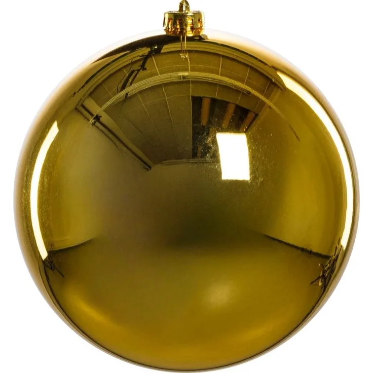 TrendLine Dekokugel Ø 20 cm Gold Weihnachtskugel Christbaumkugel