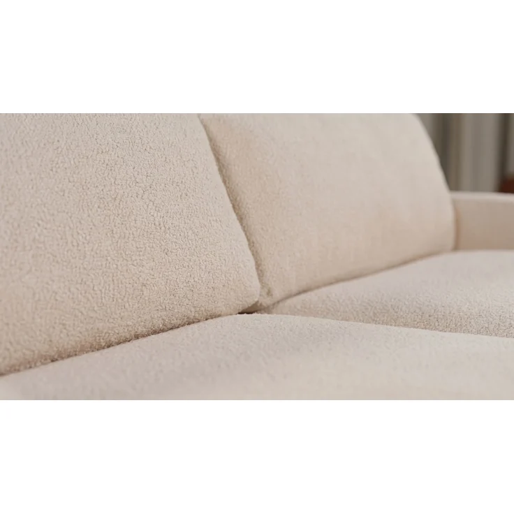KAWOLA Big Sofa MARLIN Stoff beige 80 x 168 x 262 cm – Bild 7