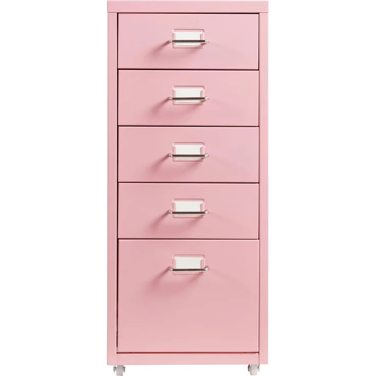 Rollcontainer Kökar mit 5 Schubladen 69x28x41 cm Rosa [en. casa] – Bild 4