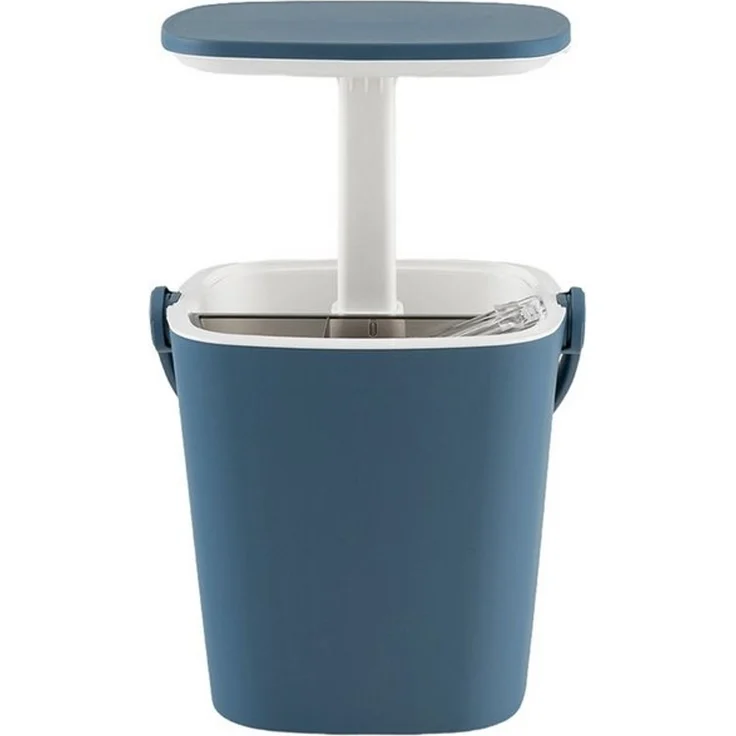 COSTWAY Gartentisch, 3 in 1 Cool Bar, Kühlbox mit Eiszange – Bild 4