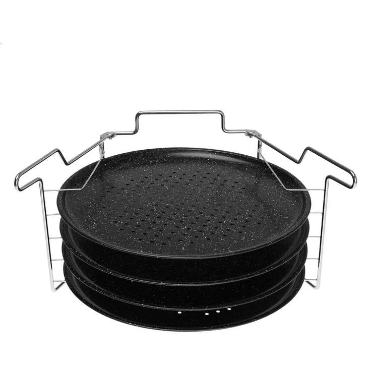 Kinghoff Kinghoff Set mit 4 Pizzabackblechen 12170 – Bild 3