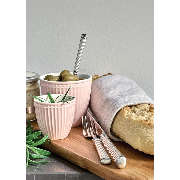 Greengate Servierteller Alice Teller oval pale pink 23 cm, Steinzeug, (Frühstücksteller) – Bild 4