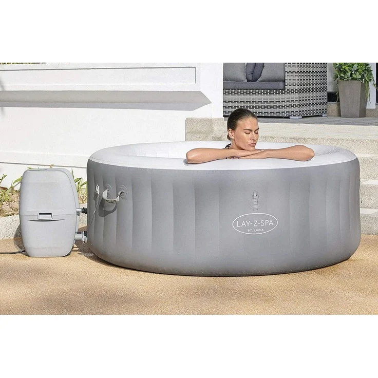 LAY-Z-SPA® Whirlpool St. Lucia AirJet™ Ø 170x66 cm, rund – Bild 11