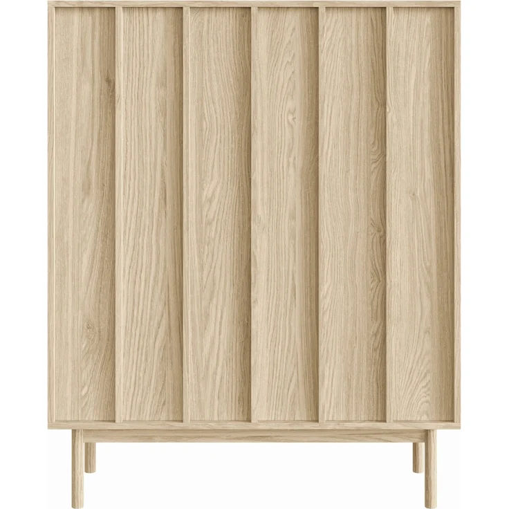 Selsey 'Neksto' Highboard 2-türig, Eichenholzoptik, ca. 124 x 100 x 40 cm – Bild 6