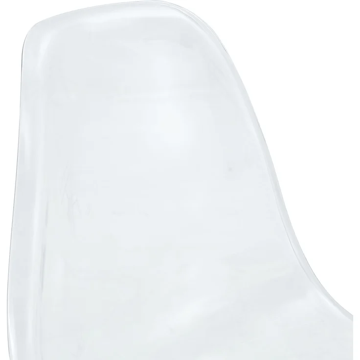 2er-Set transparenter Barhocker mit Schwebendesign – ideal für europäische Küchen. Schwarze Metallbeine passen perfekt zum modernen Luxus-Minimalismus.--Schwarz--102x48.5x48.5cm--YOUDENOVA – Bild 9