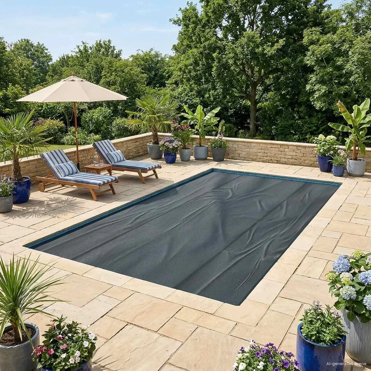 vidaXL Sonnendeck für Pools Extra Schwer 300 x 200 cm, 400 μm PE 42034573 – Bild 2