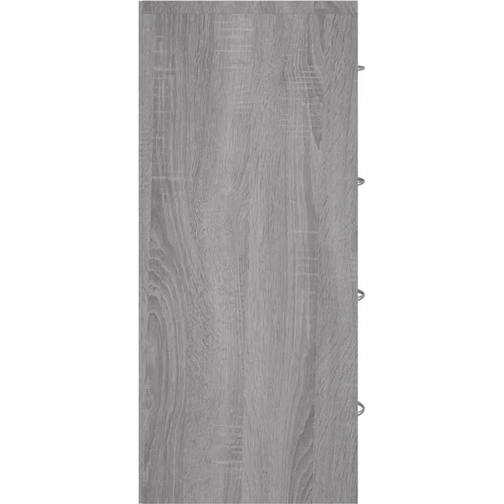 vidaXL Kommode mit 4 Schubladen 60x30,5x71 cm Grau Sonoma 342581 – Bild 5
