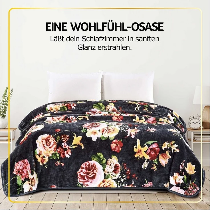 Wohndecke LUXUS Decke, Bestlivings, XXL Premium Kuscheldecke 240x200 cm - 580g/m² – Bild 2