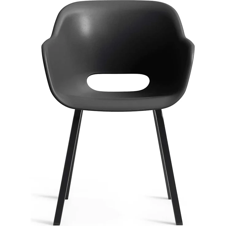 Keter Gartenstuhl mit Metallbeinen Noa 2 Stk. Graphitgrau 447617 – Bild 6