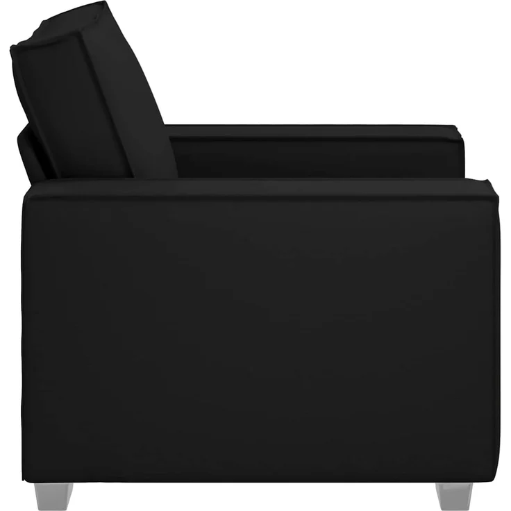 vidaXL Sofa-Sessel Schwarz 100 cm Kunstleder 4105044 – Bild 4