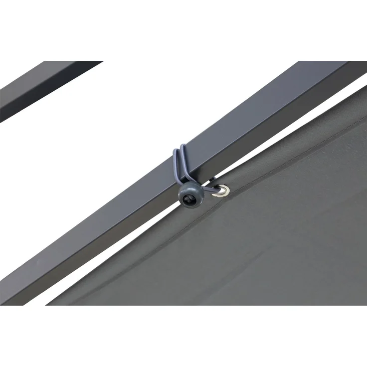 Tepro Sonnensegel mit Gestell Austin rechteckig 280 x 280 cm anthrazit – Bild 2