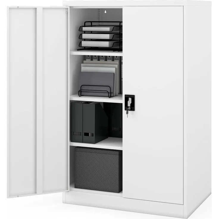 Jan Nowak Aktenschrank Büroschrank Metall, abschließbar, 140 x 60 x 90 cm