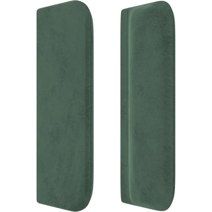 vidaXL Kopfteil mit Ohren Dunkelgrün 203x16x78/88 cm Samt 3119271 – Bild 4