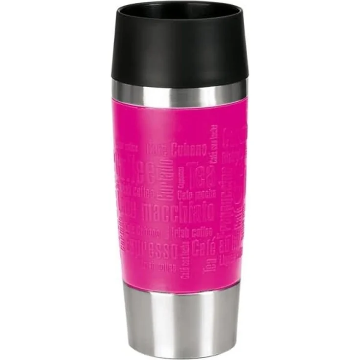 EMSA 'Thermal Travel Mug' Thermobecher, pink, 0,36l – Bild 1