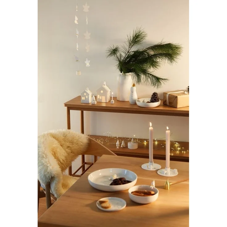 Räder Porzellangeschichten LED Figur Santa im Mantel D. 7cm H. 16,5cm – Bild 3