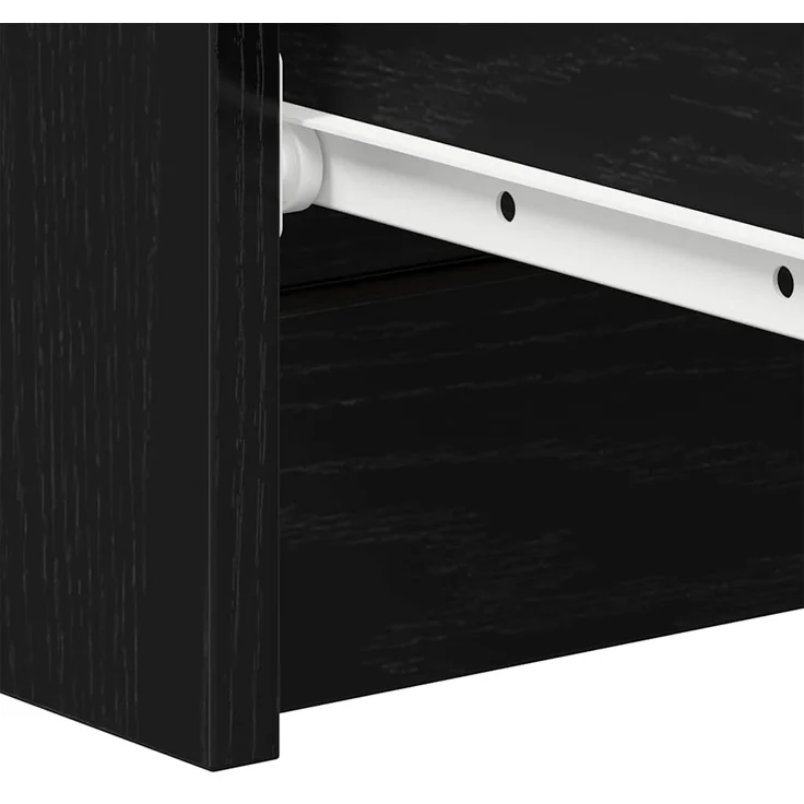 vidaXL Sideboard Schwarz Eichen-Optik 60x35x98,5 cm Holzwerkstoff 861992 – Bild 8