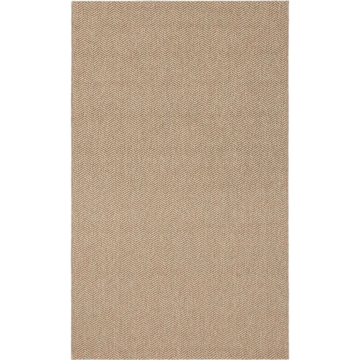 Moderner Naturteppich 117 x 180 cm Polypropylen Beige 88778130 [en. casa]